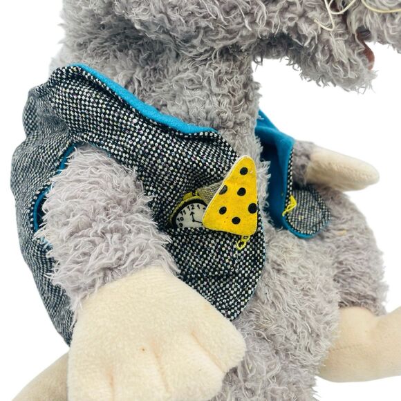 Folkmanis MOUSE with VEST Storytime Large Plush Toy Puppet 16" Tall Retired HTF - Picture 4 of 6